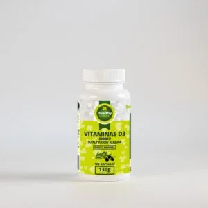 vitaminas-D3-min Vitamins D3 4000IU with olive oil "Healthy Choice" 120 capsules